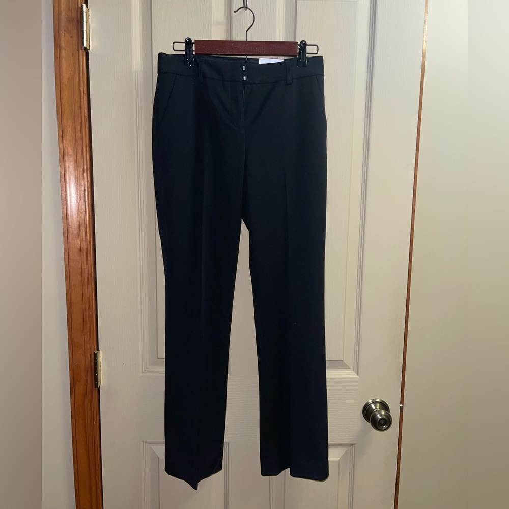 EXPRESS columnist dress pants size 2 SHORT, barely boot mid rise pants BRAND NEW